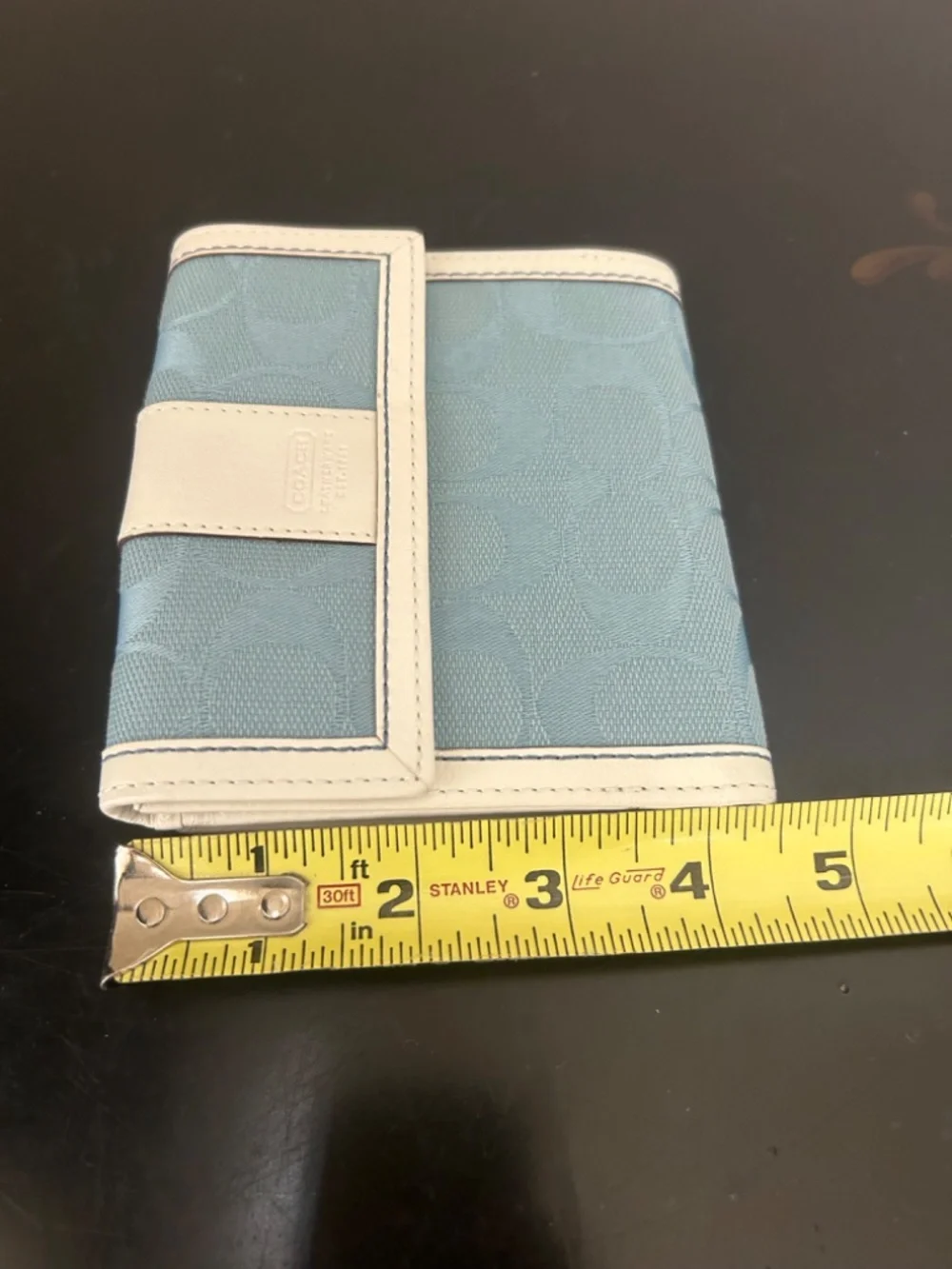 Coach Signature Jacquard Medium Wallet. NWT. Vintage